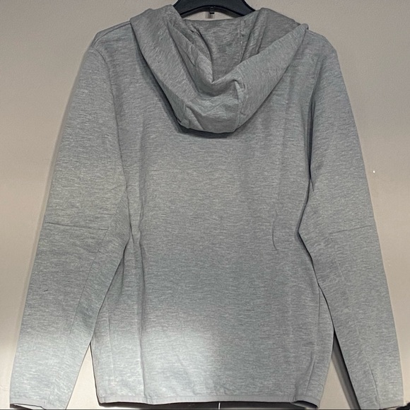 NEW Oyster Guy Men’s Long Sleeve Hooded Jacket Gray Size M - Picture 7 of 7